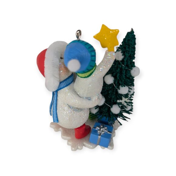 Hallmark 2008 "Trimming the Tree" Making Memories Snowman Christmas Ornament - Picture 5 of 14